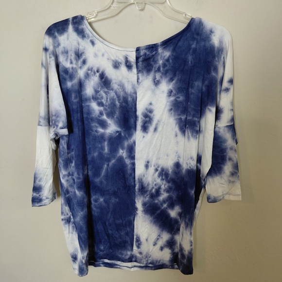 NWT Hayden Los Angeles tie-dye three-quarter length Top - Picture 5 of 5